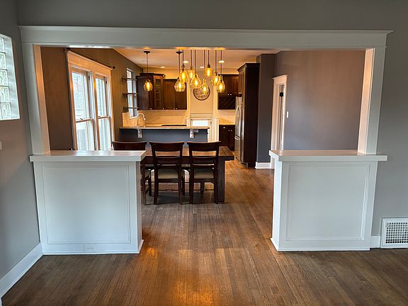 Living, dining and kitchen