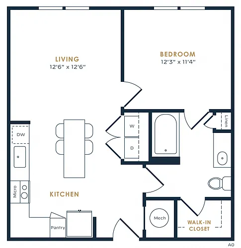 Floor plan A1