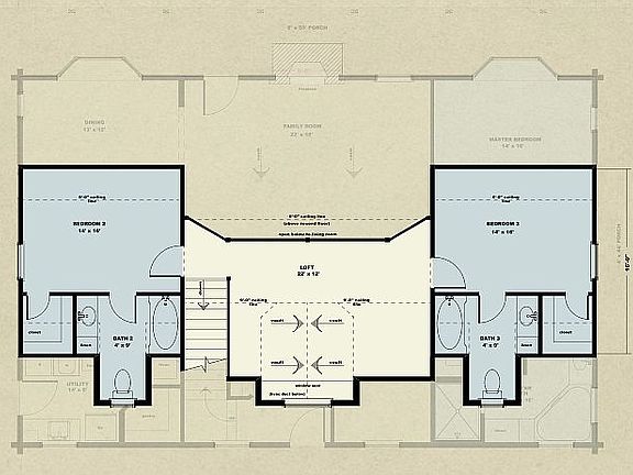 Upstairs Floor Plan