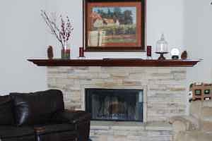 Living Room - Fireplace