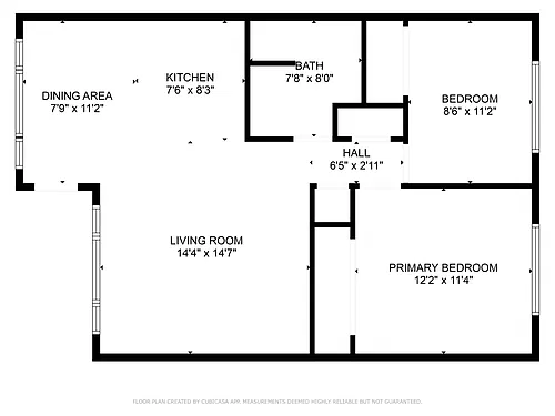 Floor plan 2 Bed Floor Plan