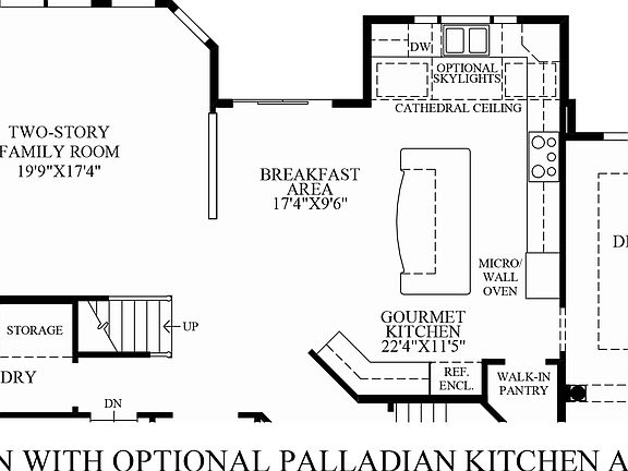 Optional Palladian Kitchen Addition
