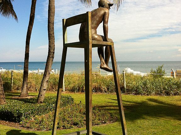 Lifeguard Sculpture