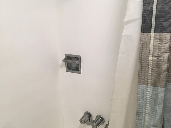 Shower. Hot and cold water handles. 