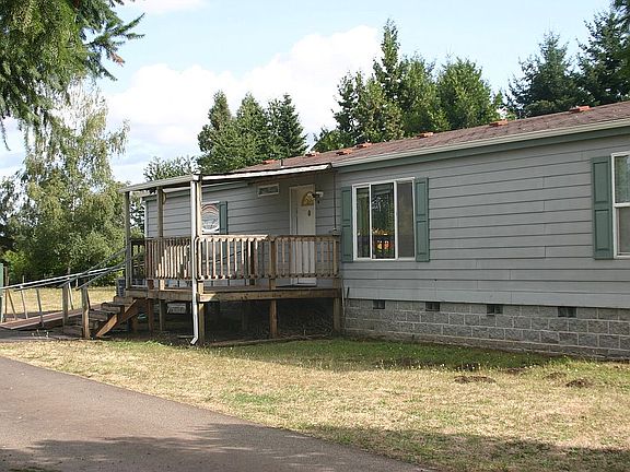 Front porch with disability ramp