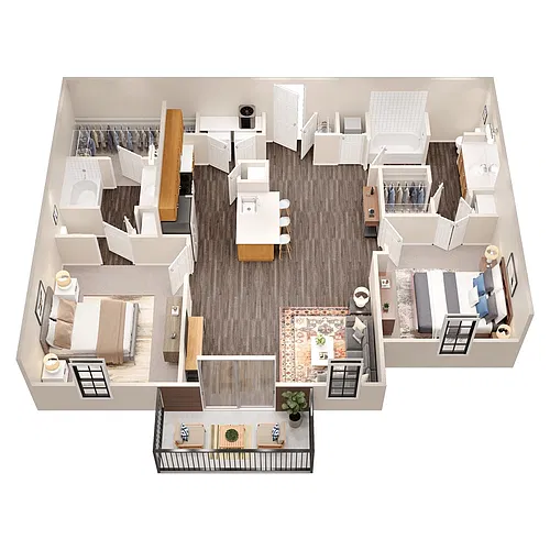 Floor plan B1