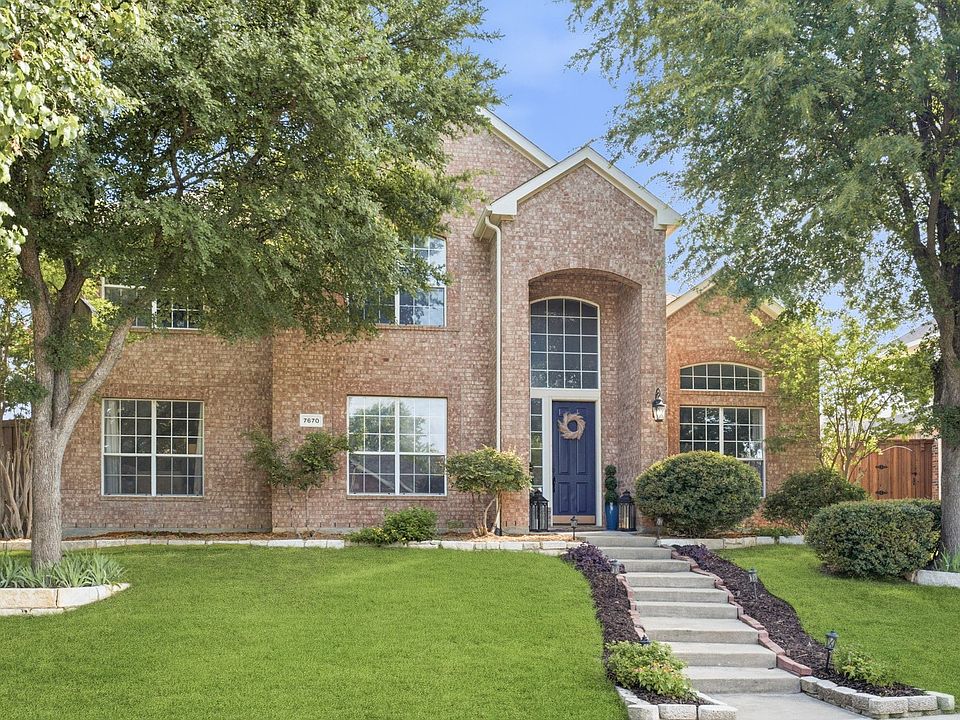 Location, location....this 4 bedroom home in Meadow Hill Estates is close to everything you love in Frisco! The ultimate suburban address ~ nice curb appeal too!