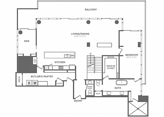 Floor plan Ph14