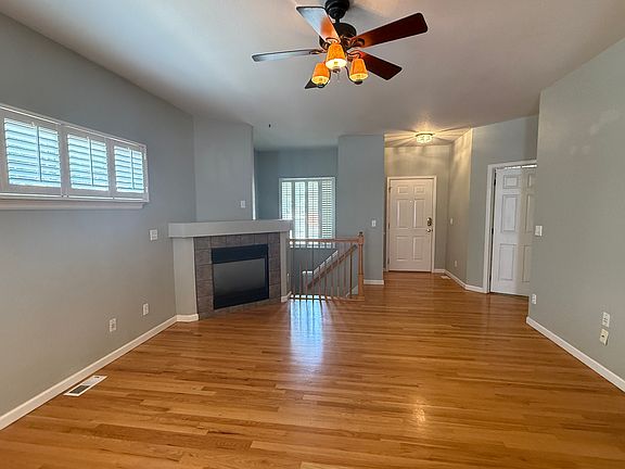 Living room and fire place