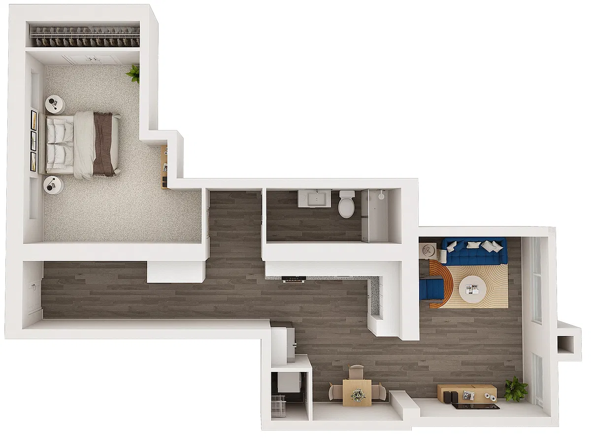 Floor plan APT 7 - UNION STATION
