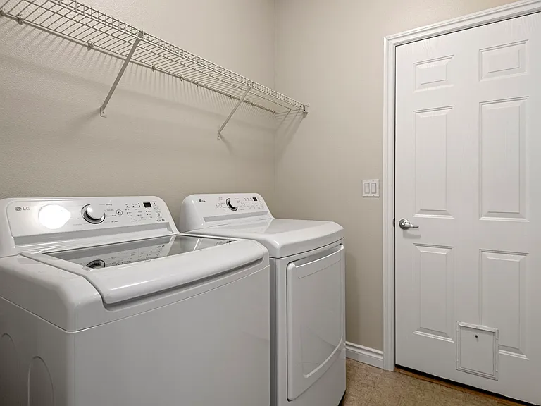 Washer & Dryer Included.