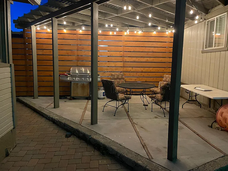 outside gazebo area for bbq's