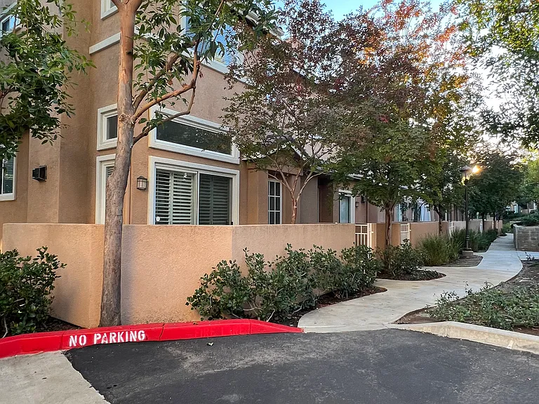 Beautiful landscape throughout the community, at front entrance. Quiet and serene.