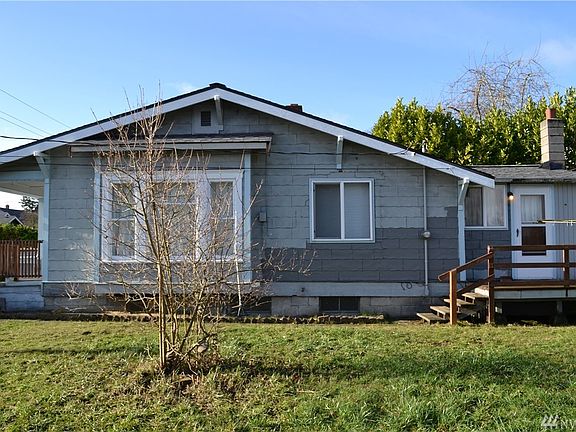 East side of home with side deck