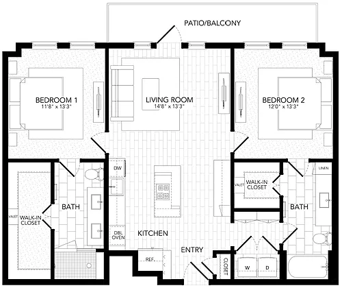 Floor plan B8