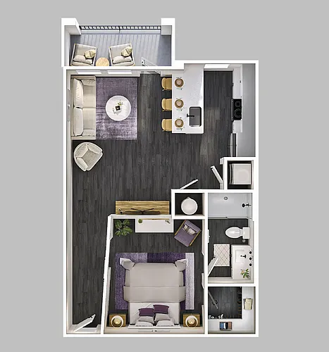 Floor plan Studio