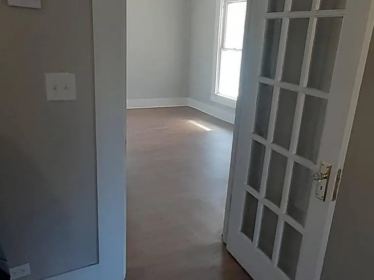 Entrance to the front bedroom, taken from the dining room.