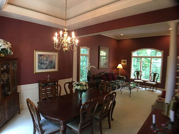 Dining and living rooms