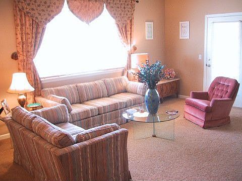 ELEGANT LIVING RM W/ GAS FRPL