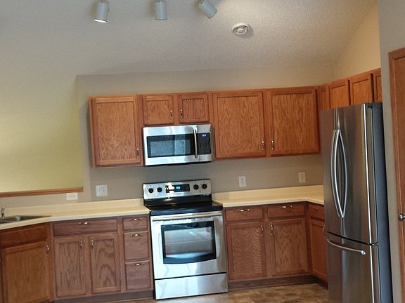 spacious kitchen that opens to the living room