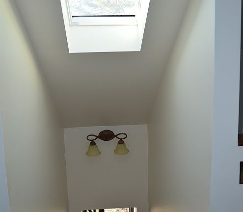Skylight upstairs