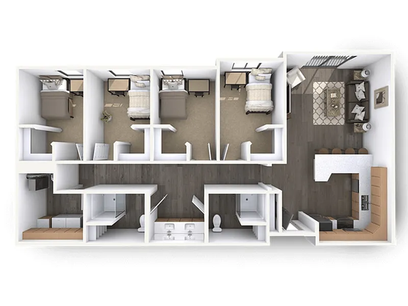 Floor plan 4X2