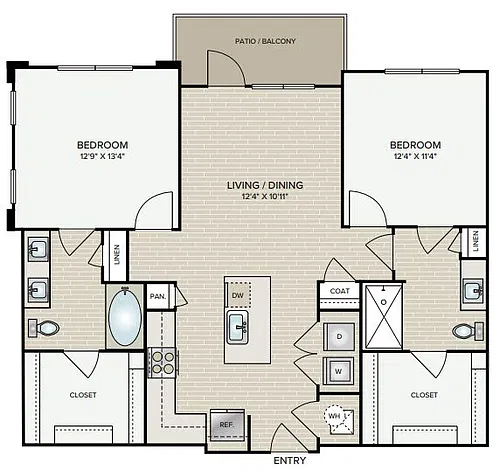 Floor plan B12