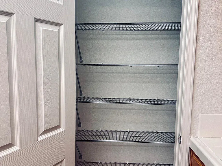 Large step-in pantry