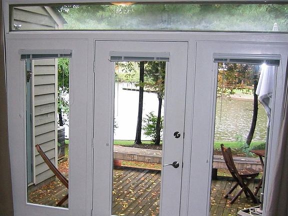 Lake view from inside