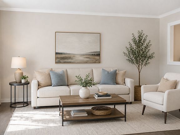 Living Room (AI Staged)