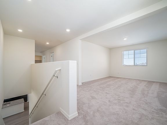 The game room is on the second floor of this home.