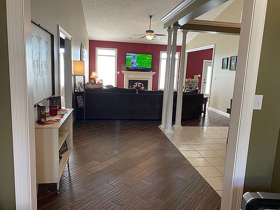 Entry into living room 