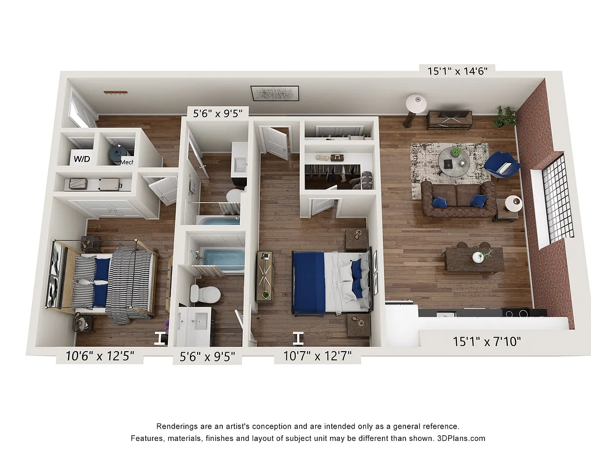 Floor plan The Durham
