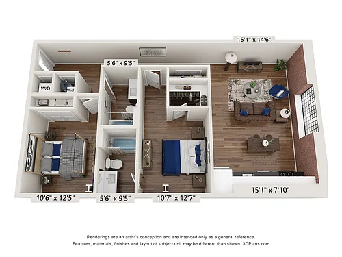 Floor plan The Durham