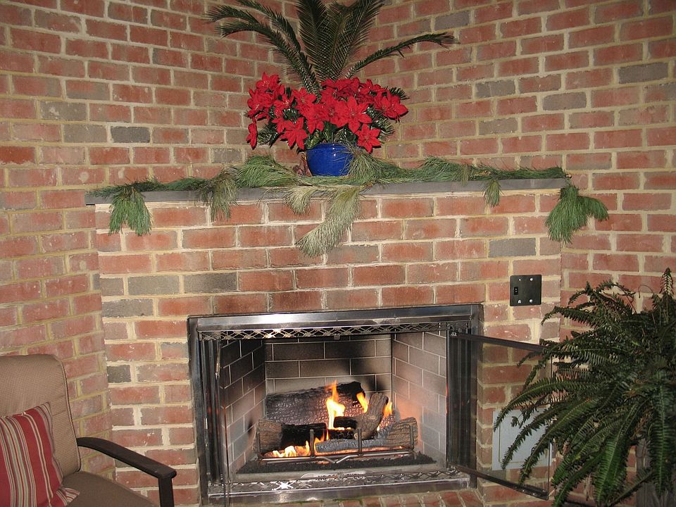 Outside Fireplace