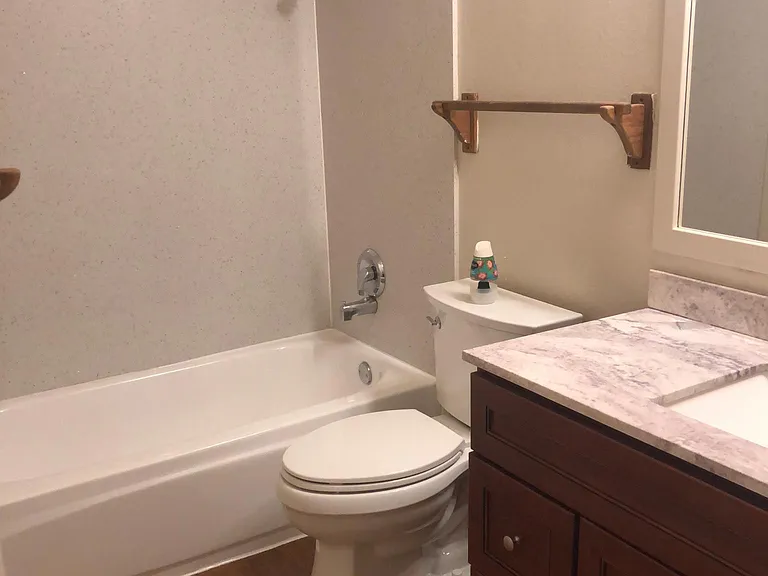 newly remodeled bathroom