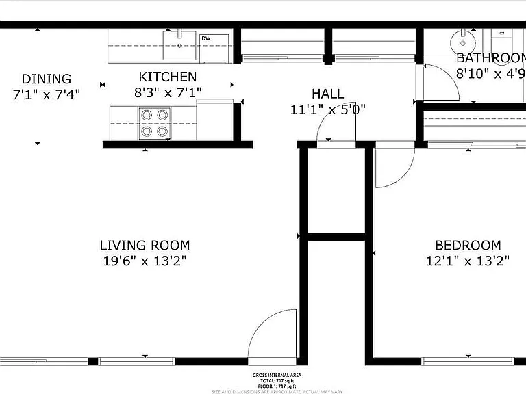 1 Bedroom 1 Bedroom