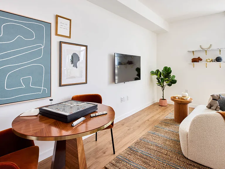 Living Room with Hard Surface Flooring