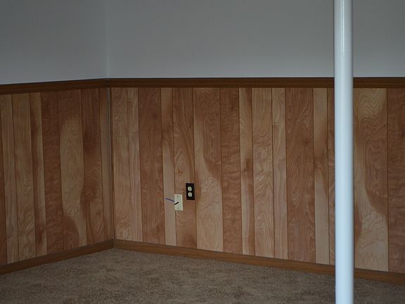 finished basement with laundry room