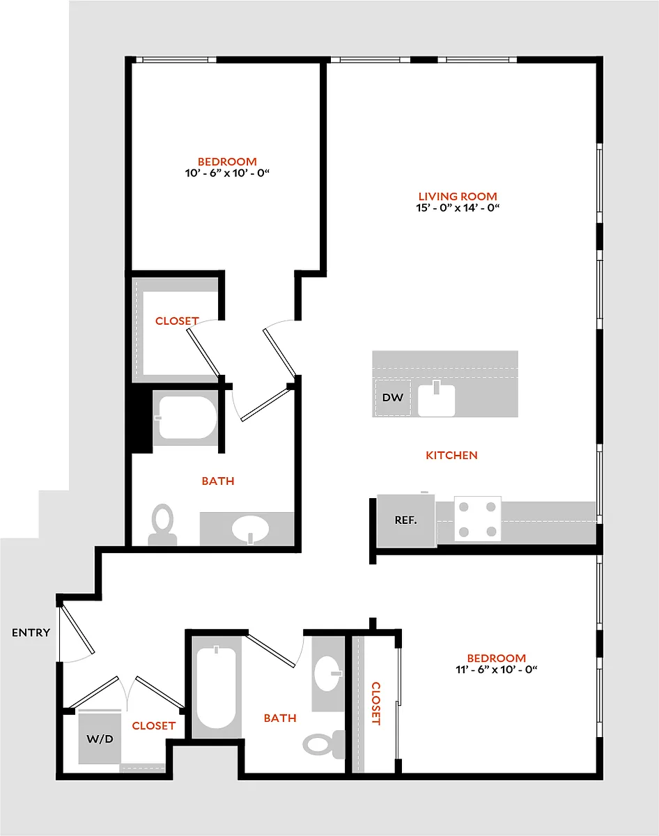Floor plan Plan 2C