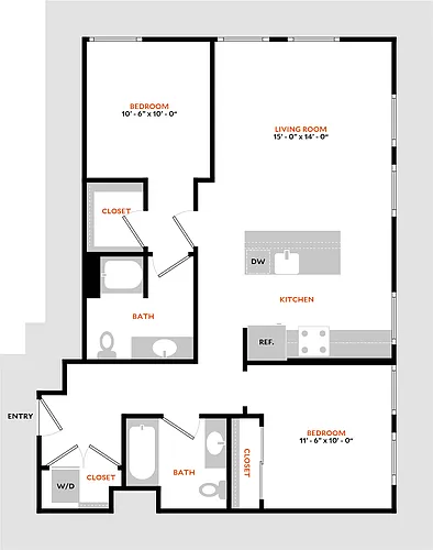 Floor plan Plan 2C