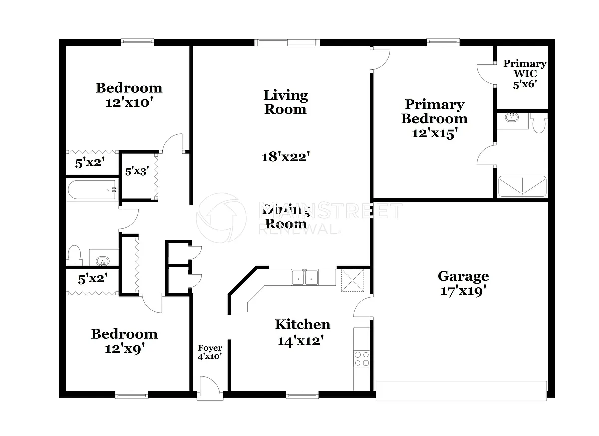Floor Plan - 1012 Cannock Dr