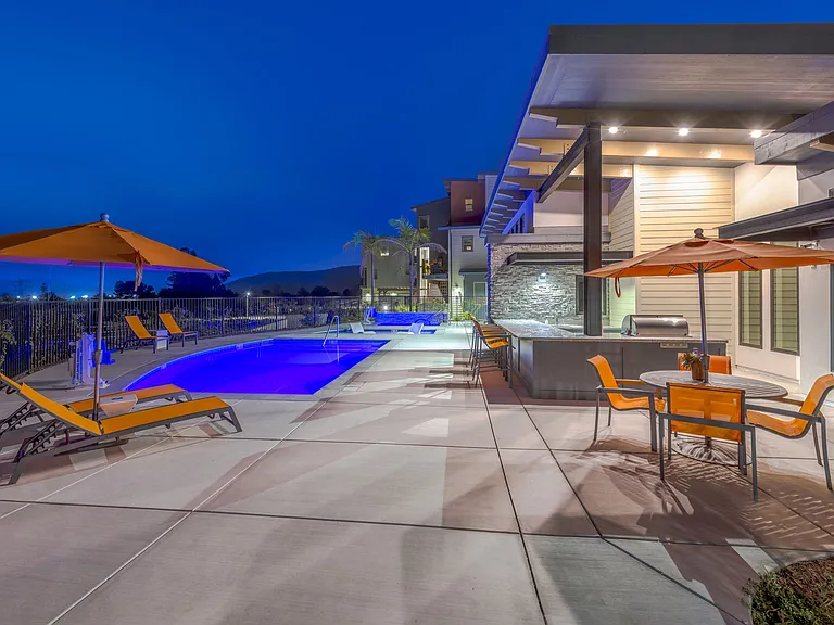 Vintage at SLO Pool & Orange Furniture