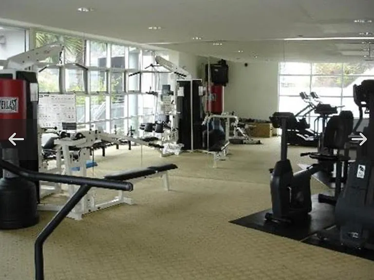 Fully equipped gym.