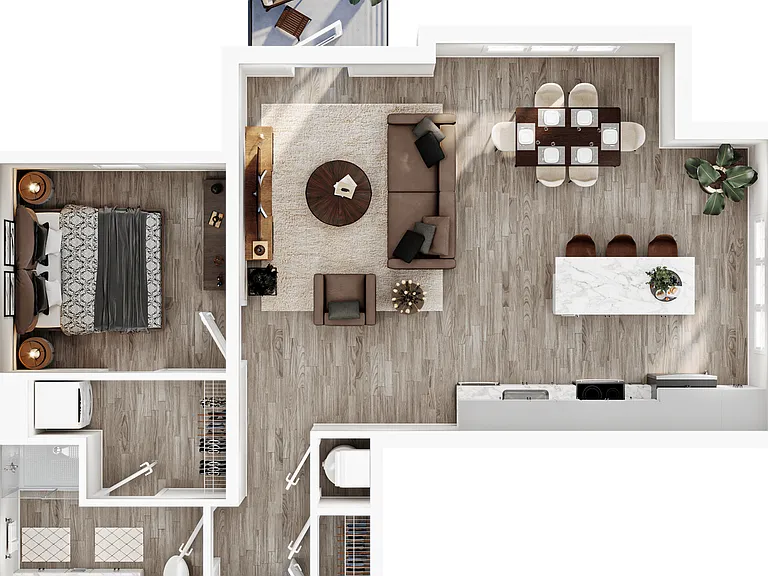 Lusso One Bedroom S1B Lusso One Bedroom S1B