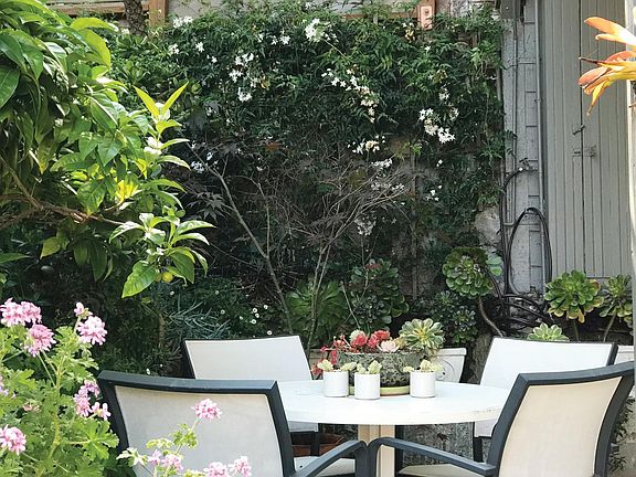 Shared patio