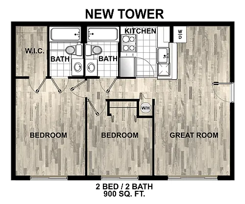 Floor plan Model N
