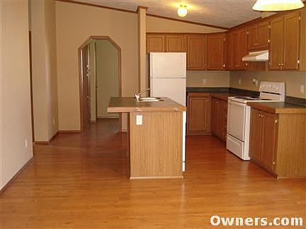 Large kitchen with center island