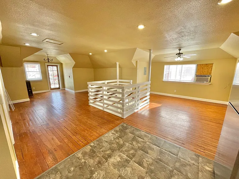 Living area/picture taken from kitchen