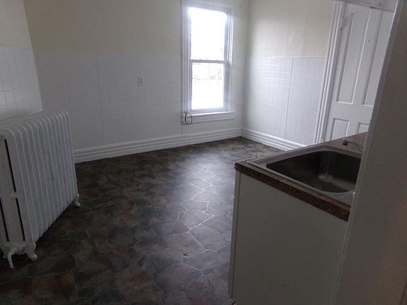 large kitchen with pantry closet